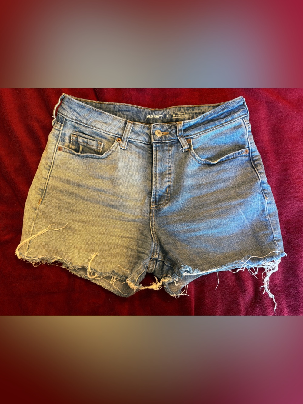 Old Navy Split-wash Distressed Denim Cutoff Shorts